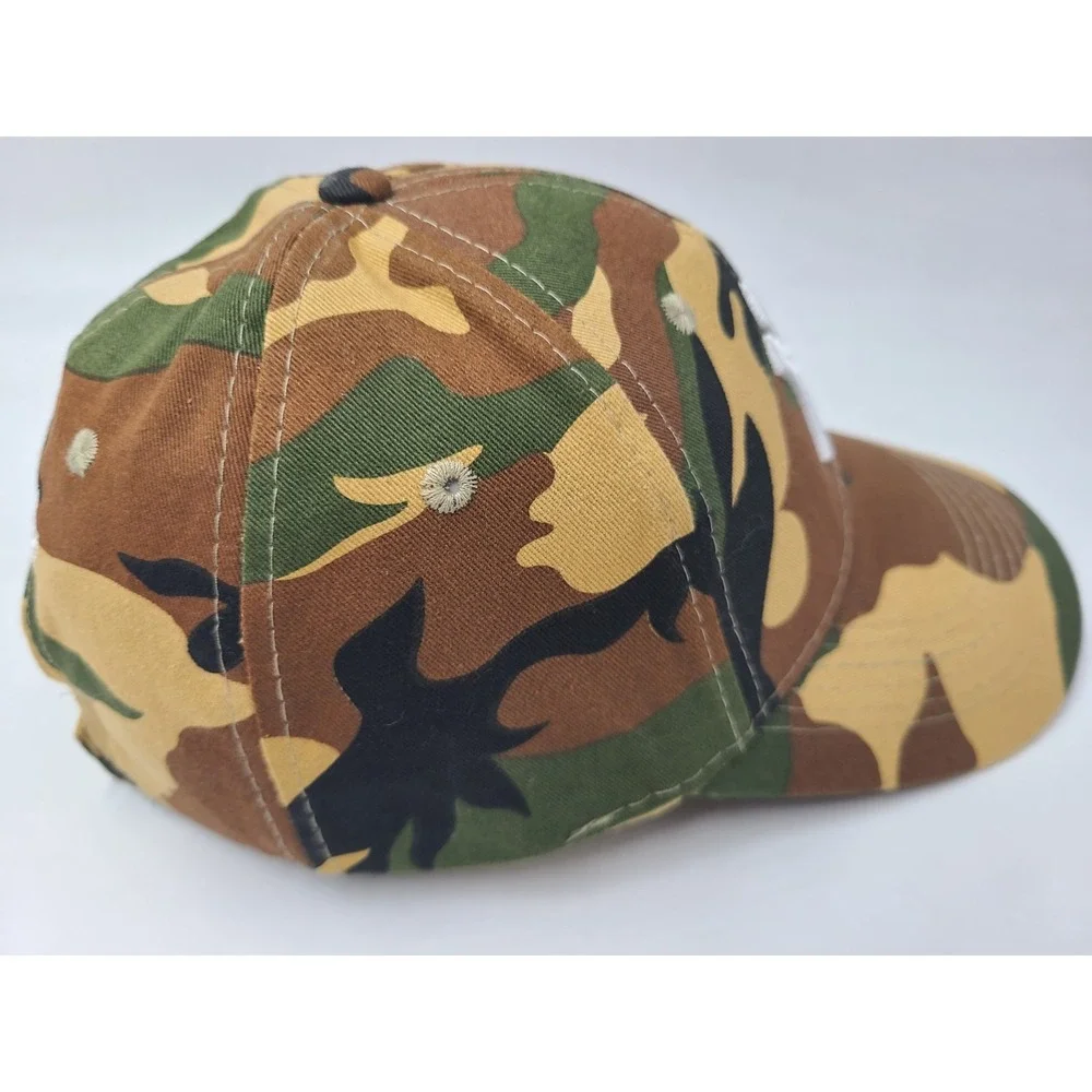 New York Yankees Camo Budweiser Adjustable Hat Cap SGA MLB Baseball‎ Brown Green